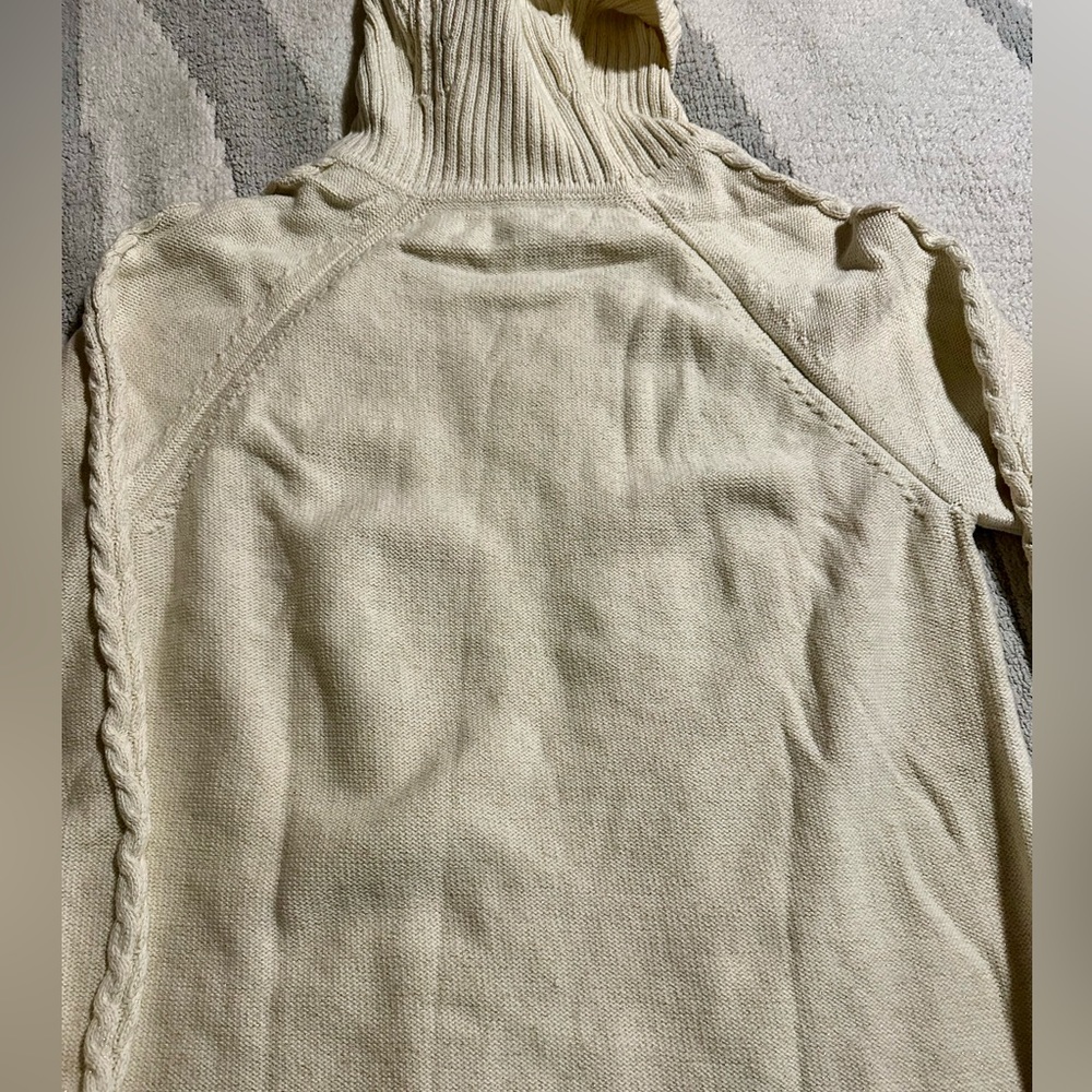 Tommy Bahamas cream cable knit sweater - Picture 6 of 7